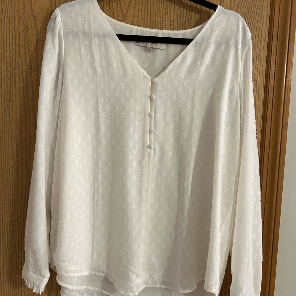 Loft Elegant White Blouse